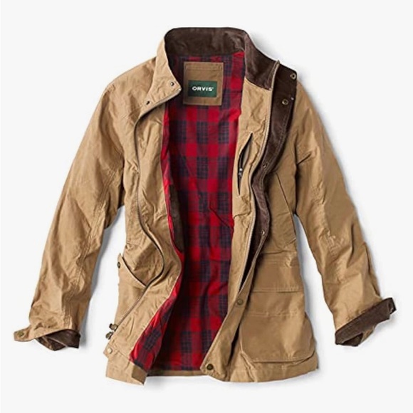 Orvis Men’s River Road Waxed Cotton Jacket XL - Picture 4 of 17